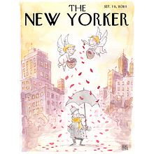 The New Yorker fake cover. Un progetto di Design di poster , Character design, Design editoriale, Illustrazione tradizionale e Pittura ad acquerello di Nicola Marras - 30.08.2020