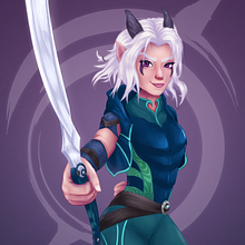 Rayla. Digital Illustration project by David Katona - 08.23.2020