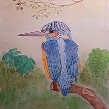 Mi Proyecto del curso: Ilustración naturalista de aves con acuarela. Painting project by tiziana_cortivo01 - 08.31.2020