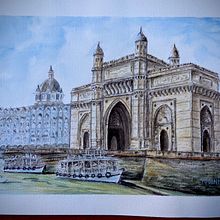 My project in Architectural Sketching with Watercolor and Ink course. 3D project by yogini_dahiwadkar - 08.31.2020