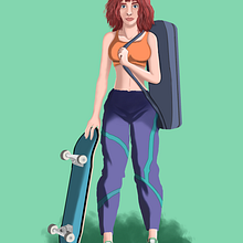 Mi Proyecto del curso: Creación de personajes estilo urbano Ein Projekt aus dem Bereich Digitale Illustration von Alexander Moreno - 31.08.2020