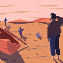 Editorial illustrations: Dagens Nyheter . Digital Illustration, Editorial Design, and Traditional illustration project by Emma Hanquist - 08.30.2020