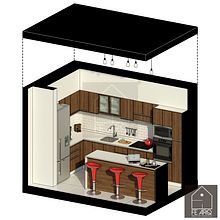 Cocina RM24. Un progetto di Architettura di Julieta Bohl - 31.08.2020
