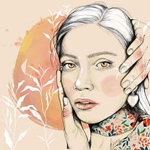 Mi Proyecto del curso: Retrato ilustrado . Pencil Drawing, Artistic Drawing, Portrait Drawing, Traditional illustration, Botanical Illustration, and Digital Illustration project by Luisina Quintero - 08.31.2020