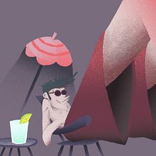 Outside 2. Traditional illustration, and Digital Illustration project by JJ Mancho - 06.02.2020