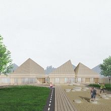 Nursery Architectureal Competition 2019. Architectural Illustration, and Architecture project by Ágnes Tőrös - 01.20.2020