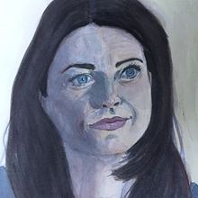 My project in Artistic Portrait with Watercolors course. Un proyecto de Pintura a la acuarela de johan.detruyer - 04.09.2020