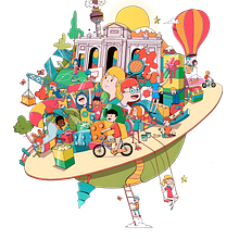 Semana de la infancia. Ayuntamiento de Madrid Ein Projekt aus dem Bereich Traditionelle Illustration von Óscar Lloréns - 01.09.2020