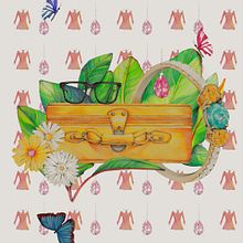 My project in Commercial Illustration with Colored Pencils course: Moonrise collection. Traditional illustration project by Valya Papadopoulou - 09.02.2020