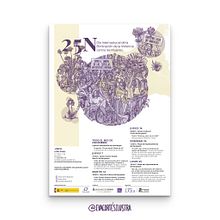 Campaña oficial 25N Ayuntamiento de Burjassot . Un progetto di Design di poster , Graphic design e Illustrazione digitale di Eva Cortés Jiménez - 02.09.2020