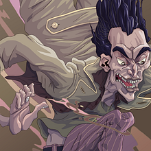 Hombre saltando. Un proyecto de Ilustración digital de Pablo Gozalves - 02.09.2020