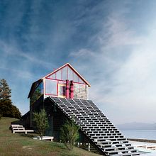 Isla Lebe (Guillermo Acuña Architects) Visualization . Architecture, ArchVIZ, and 3D Design project by Jorge Gallego - 09.02.2020