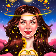 Mi Proyecto del curso: Retratos digitales de fantasía con Photoshop. Un proyecto de Concept Art, Diseño de personajes, Ilustración tradicional e Ilustración digital de sebastian perez villa - 03.09.2020