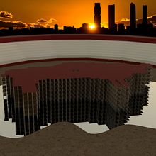 La Plaza del Toro. 3D, Architecture, Digital Architecture, Street Art, Design, and 3D Design project by Carlos de la Torre - 09.03.2020