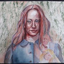 Mi Proyecto del curso: Retrato artístico en acuarela. Un proyecto de Pintura a la acuarela de Emilce Gomez - 03.09.2020