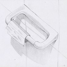Papel higienico dibujo en lapiz. Fine Arts, Pencil Drawing, Artistic Drawing, and Traditional illustration project by Paula Acero - 09.03.2015