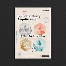 Cartel Animado para Ficarq. Un progetto di Animazione, Design di poster  e Motion graphics di Ainhoa Urigoitia - 04.09.2020