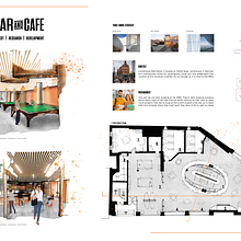 Corner-house Manchester - Student Bar Project. Projekt z dziedziny Projektowanie powierzchni h, low, ch, Architektura wnętrz i Projektowanie wnętrz użytkownika Julia A - 10.02.2020