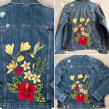 Mi Proyecto del curso: Diseño de moda: pintura y bordado sobre prendas. Fashion Design project by Carla - 10.27.2020