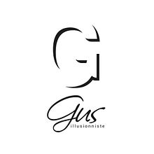 Logo Gus Illusioniste. Un projet de Br et ing et identité de Carles Garrigues Ubeda - 08.02.2015
