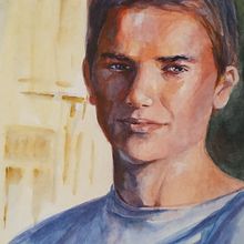 Mi Proyecto del curso: Retrato artístico en acuarela. Un proyecto de Bellas Artes de María Carmen - 05.09.2020