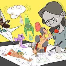 My project in Character Creation for Animation: Shapes, Color, and Expression course. 2D Animation, and Character Design project by Laura Ewing Ferrer - 09.05.2020