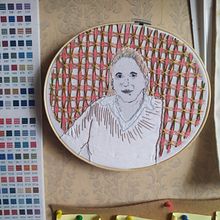 Mi Proyecto del curso: Creación de retratos bordados. Un projet de Broderie de Axel Luna Martínez - 06.09.2020