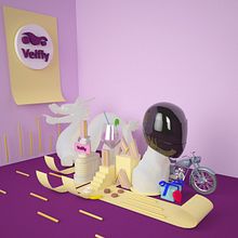 Mi Proyecto del curso: Dirección de Arte con Cinema 4D. 3D, 3D Animation, Film, and 3D Design project by edwinpinedojr - 09.06.2020