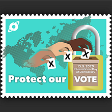 Stamp Designs. Un progetto di Design digitale e Illustrazione digitale di Tom Marshall - 06.09.2020