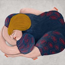 Autoabrazo. Editorial Illustration, and Traditional illustration project by Raquel Feria Legrand - 09.27.2020