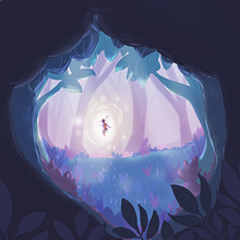 Nascimento de uma fada. Un proyecto de Escenografía, Dibujo y Pintura digital de Bruna Dorneles - 17.08.2020