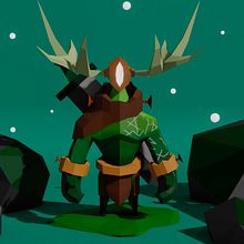 Mi Proyecto del curso: Modelado de personajes low poly para videojuegos . 3D, Character Design, 3D Character Design, 3D Animation, 3D Design, and 3D Modeling project by Efraín Cardona - 09.06.2020