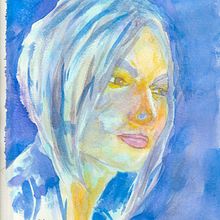 My project in Artistic Portrait with Watercolors course. Watercolor Painting project by Thomas Leparskas - 09.07.2020