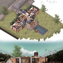 Mi Proyecto: Ilustración digital de proyectos arquitectónicos. Un proyecto de Arquitectura, Arquitectura digital e Ilustración arquitectónica de Fátima Velázquez Márquez - 07.09.2020