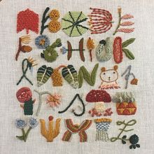 My project in Introduction to Raised Embroidery course. Projekt z dziedziny  Haft użytkownika Sara Ray - 07.09.2020