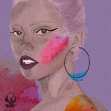Proyecto del curso de retrato digital. Traditional illustration project by noeliaandyou - 09.08.2020