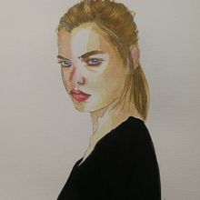 Mi Proyecto del curso: Retrato en acuarela a partir de una fotografía.. Un proyecto de Pintura a la acuarela de Liliana Alonso - 09.09.2020