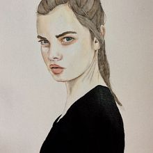 Mi Proyecto del curso: Retrato en acuarela a partir de una fotografía. Projekt z dziedziny Portret użytkownika Mariana MG - 09.09.2020