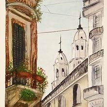Prácticas acuarela. Un proyecto de Dibujo artístico, Ilustración tradicional y Pintura a la acuarela de Adriana Tiralongo - 09.09.2020