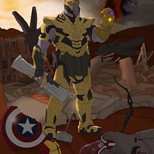 THANOS . Un progetto di Illustrazione digitale di Adrian Gonzalez - 09.09.2020
