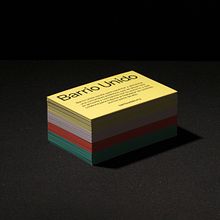 Barrio Unido. Br, ing, Identit, Poster Design, and Marketing project by VVORKROOM - 09.09.2020