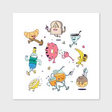 Ilustraciones Breackfast . Design, Design grafic & Ilustrație tradițională de Pedro Valles Gambín - 09.09.2020