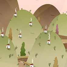 La vida en las montañas. Un proyecto de Bellas Artes e Ilustración tradicional de Pedro Valles Gambín - 09.09.2020