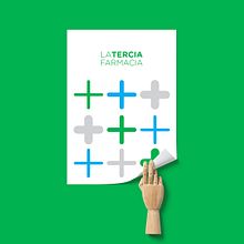 Farmacia La Tercia. Br, ing, Identit, Interior Design, Logo Design, Graphic Design & Interior Decoration project by Revel Studio - 09.09.2020
