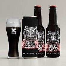 L'EIXIDA Cervesa Artesana - Black Xot . % Elisabet Vidal tarafından hazırlanan Markalaşma ve Kimlik, Grafik Tasarım, Ambalajlama, Tasarım, Reklamcılık, Geleneksel illüstras, Ve on projesi - 09.09.2020