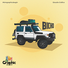 Ilustración Bicho. Un proyecto de Diseño, Diseño de logotipos, Diseño gráfico, Ilustración tradicional e Ilustración digital de Tomás Fernández Badilla - 09.09.2020