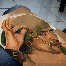 colored pencil portrait of a pirate. Fine Arts project by Kiu Schaun - 09.10.2020