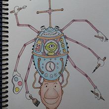 Meu projeto do curso: A arte de desenhar: transforme seus rabiscos em arte. Drawing project by Ezequiel da Rosa - 09.10.2020