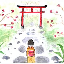 Mi Proyecto del curso: Ilustración en acuarela con influencia japonesa. Un progetto di Illustrazione tradizionale e Pittura ad acquerello di andreahemilceledesma - 10.09.2020