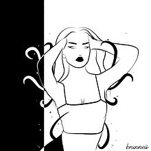 Ilustración: Floating. Vector Illustration project by Laura Brunneis - 09.10.2020
